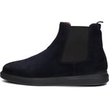 Magnanni, Schoenen, Heren, Blauw, 42 EU, Leer, Blue Suede Chelsea Boots