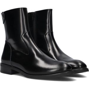 Unisa Belfin Enkellaarsjes - Enkelboots met rits - Dames - Zwart