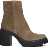 Unisa - Khan - Enkellaarzen - Taupe - Suède