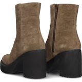 Unisa - Khan - Enkellaarzen - Taupe - Suède