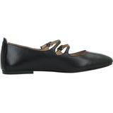 Unisa - Berley - Ballerina's - Zwart
