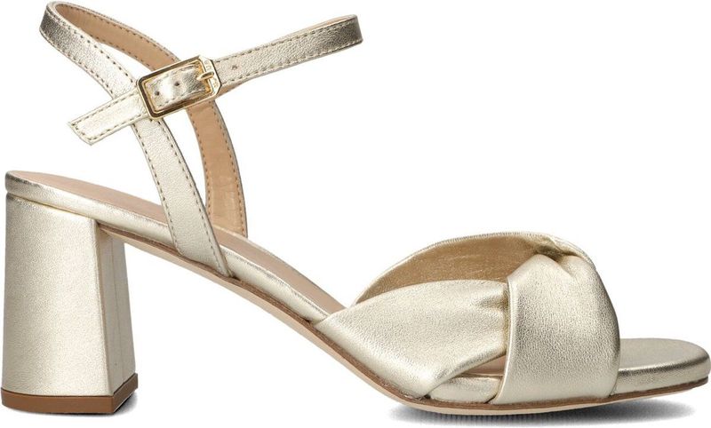 Unisa - Medway - Sandalen - Geel - Goud - Blokhak 7 cm