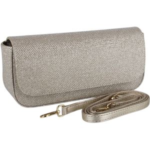 Kurt Geiger leren crossbody tas Kensington met sierstenen goudkleurig
