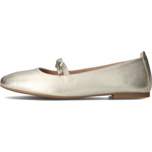 Unisa - Betar - Ballerina's - Geel - Goud - Leren Binnenkant