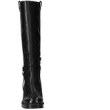 Unisa - Jinso_STT - Leren Hoge Laarzen - Zwart