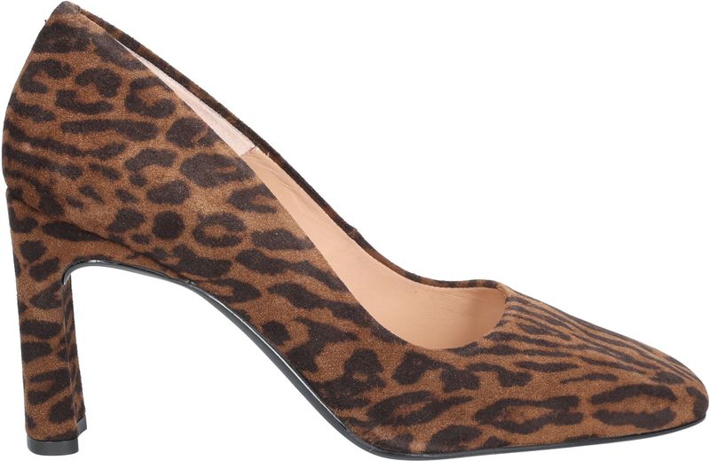 Unisa - Waba - Pumps - Bruin - Leren Interieur - Blokhak