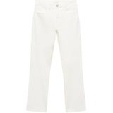 MANGO TEEN - Straight Regular Waist - Jeans - Wit - 5-Pocket Stijl