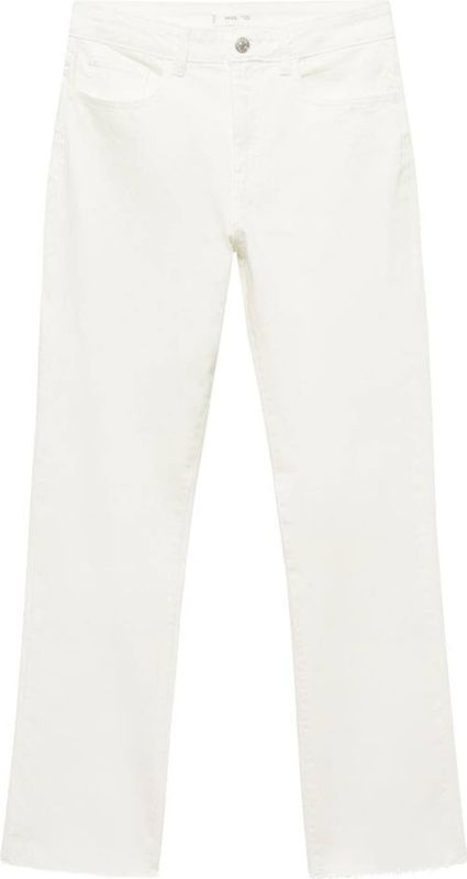 MANGO TEEN - Straight Regular Waist - Jeans - Wit - 5-Pocket Stijl