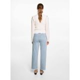 MANGO TEEN - Capri Broek - Lichtblauw - Katoen - Cropped Lengte