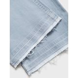 MANGO TEEN - Capri Broek - Lichtblauw - Katoen - Cropped Lengte