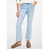 Mango - Flared Jeans - Stretchdenim - Cropped Lengte - Regular Waist
