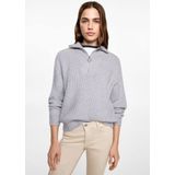 MANGO TEEN - Broek - Pastelgrijs - 5-pocket ontwerp - Stretchy Elastaan