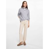 MANGO TEEN - Broek - Pastelgrijs - 5-pocket ontwerp - Stretchy Elastaan