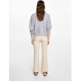 MANGO TEEN - Broek - Pastelgrijs - 5-pocket ontwerp - Stretchy Elastaan