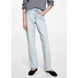 MANGO TEEN Jeans - Lichtblauwe Denim - 100% Katoen - Regular Waist