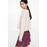 MANGO TEEN - Lichtbruin - Gebreide Trui - Fijn Gebreid