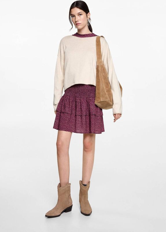 MANGO TEEN - Lichtbruin - Gebreide Trui - Fijn Gebreid