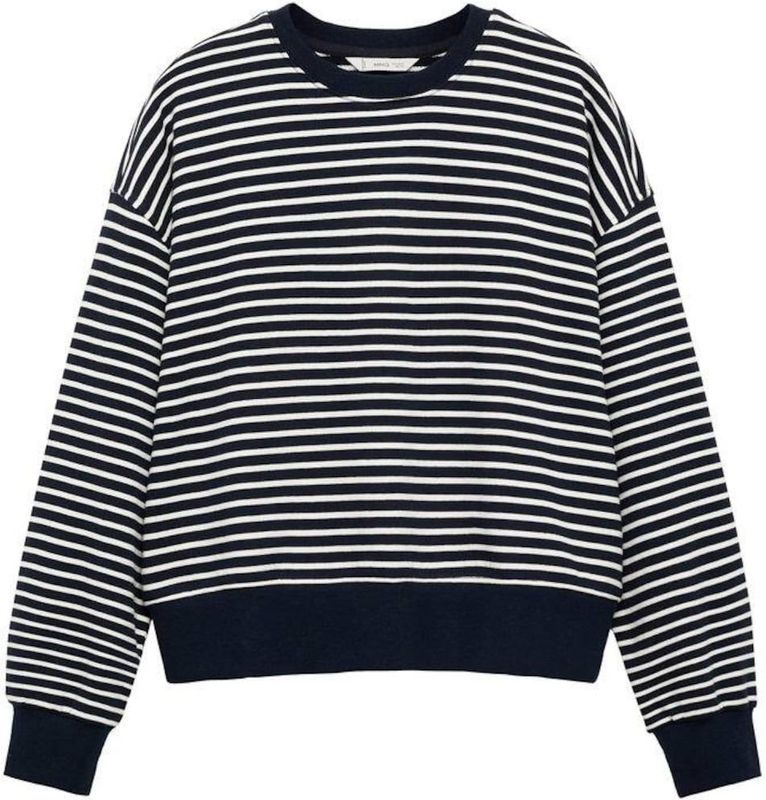 MANGO TEEN - Gebreide Trui - Katoen - Ronde Hals - Lange Mouwen