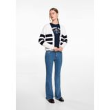 Mango Teen - Flared Jeans - Stretchdenim - Blauw - Regular Waist