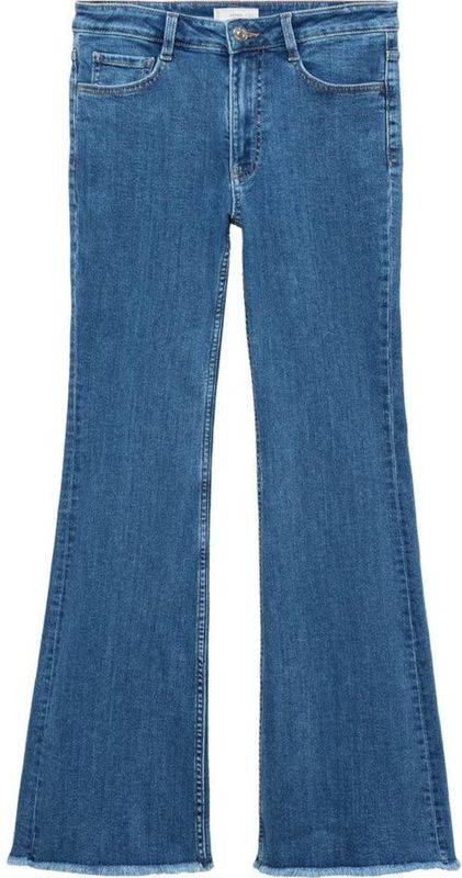 Mango Teen - Flared Jeans - Stretchdenim - Blauw - Regular Waist