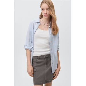 MANGO TEEN spijkerrok grey denim