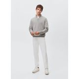 MANGO TEEN - Regular Fit Jeans - Wit - 100% Katoen