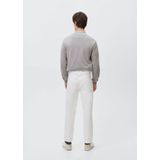 MANGO TEEN - Regular Fit Jeans - Wit - 100% Katoen