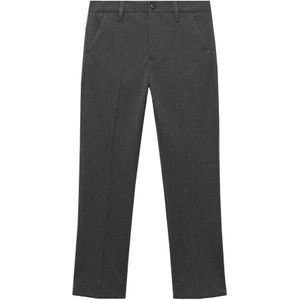 Mango Kids - Pantalon - Donkergrijs - Polyester