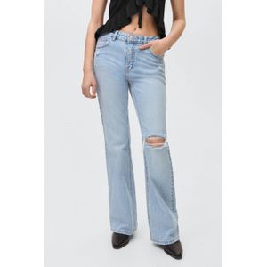 MANGO TEEN flared jeans light blue denim