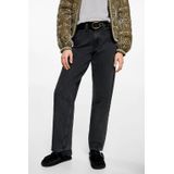 MANGO TEEN - Jeans - Grijs - Straight Fit - High Waist