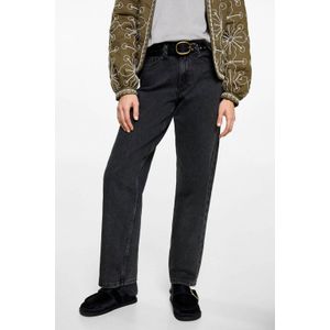 MANGO TEEN - Jeans - Grijs - Straight Fit - High Waist