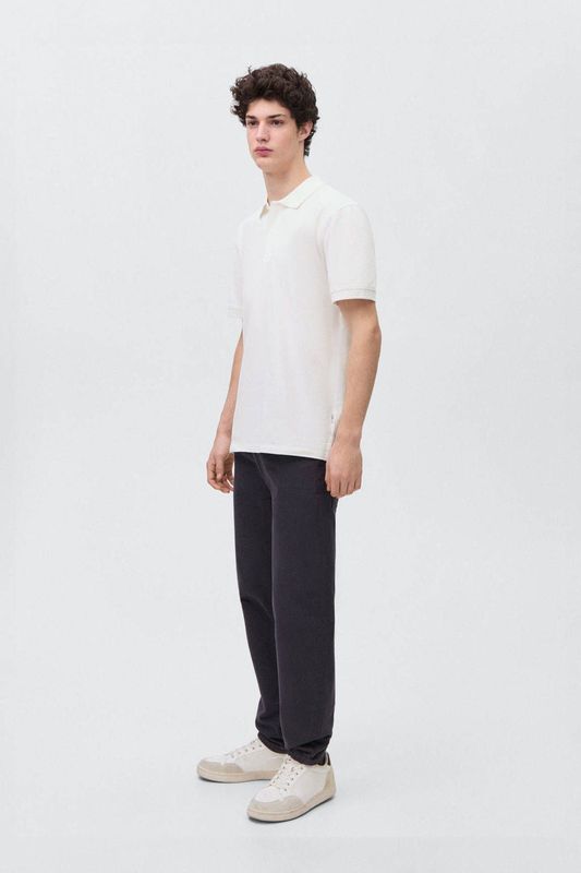 MANGO TEEN - Polo - Wit - Katoen