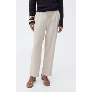 MANGO Broek 'FLUIDO'  beige