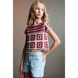 Mango Kids - Denim Short - Lichtblauw - Korte Broeken