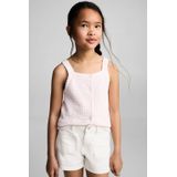 Mango Kids - Korte Broek - Denim - Verstelbare Taille - Handige Zakken