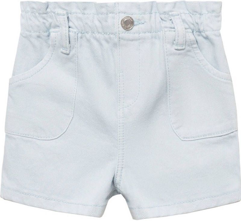 Mango Kids - Denim Shorts - Lichtblauw - 100% Katoen