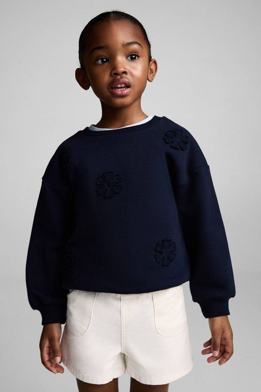 Mango - Korte Broek - Ecru - Katoen - Met Zakken