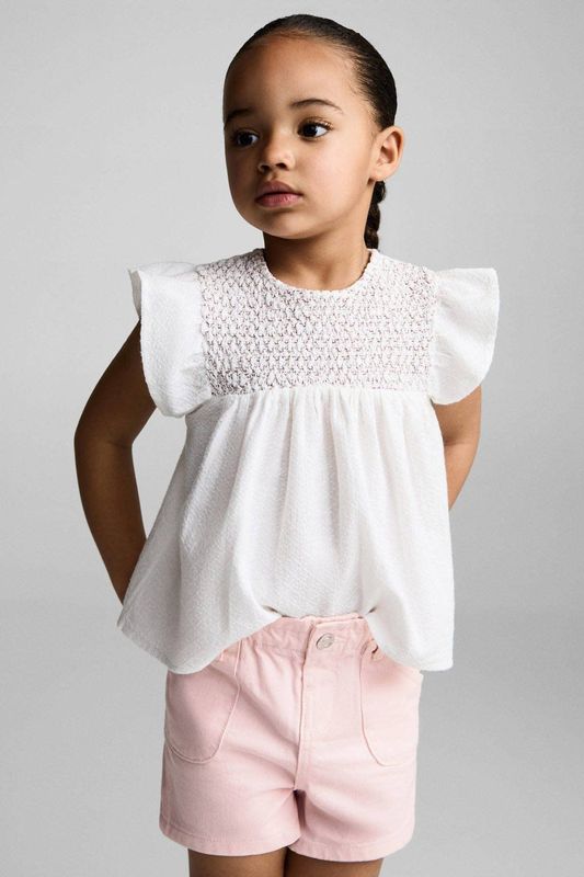 Mango Kids - Korte Broek - Roze - Denim