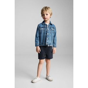 Mango Kids - Spijkerjas - Medium Blue - Denim - Lange Mouwen