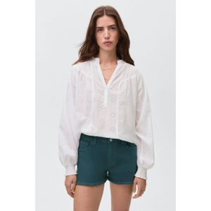 MANGO TEEN denim short donkergroen