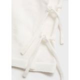 Mango Kids - Top - Katoen - Knoopsluiting - Overslagkraag - Lange Mouwen