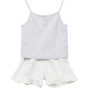 Mango Kids - Shortama - Katoen - Lichtblauw