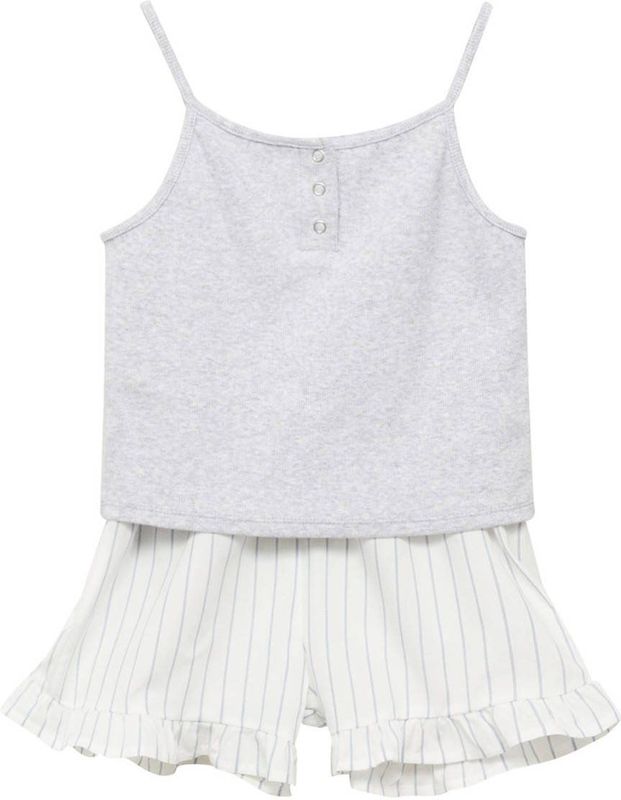 Mango Kids - Shortama - Katoen - Lichtblauw