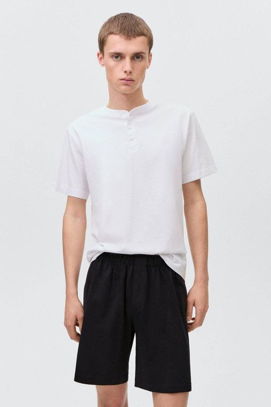 MANGO - Teen - Pyjama - Katoen - Korte Mouwen - Ronde Hals