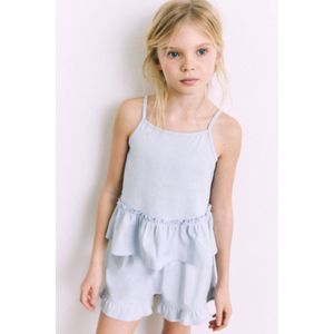 Mango Kids - Shortama - Lichtblauw - Katoen