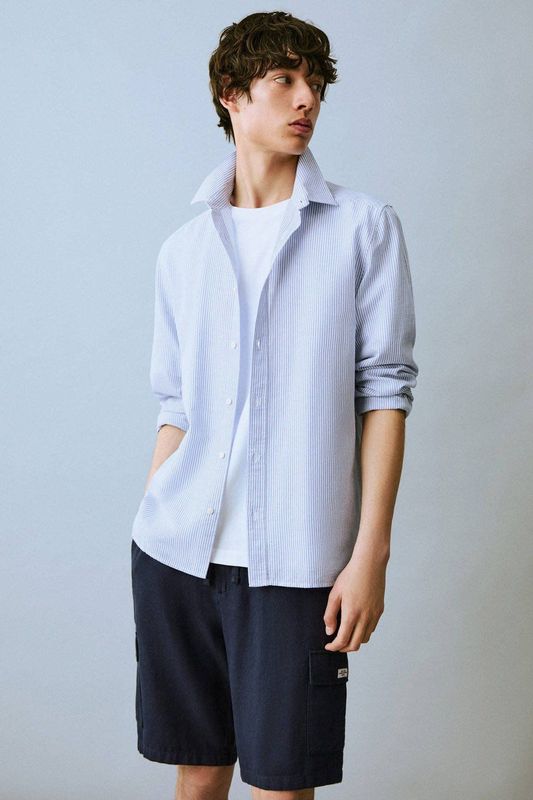 MANGO TEEN - Overhemd - Blauw