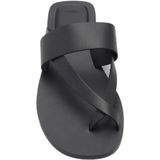 MANGO TEEN - Steenslippers - Zwart - Leer