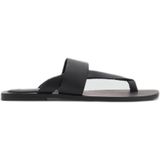 MANGO TEEN - Steenslippers - Zwart - Leer