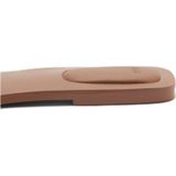 MANGO TEEN - Leren Slippers - Lichtbruin - Leer