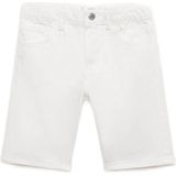 Mango Kids - Korte Broek - Wit - Katoen - Verstelbare Taille